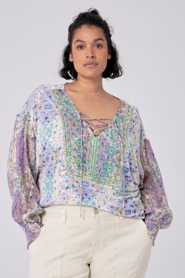 Odetta Embroidered Top #3