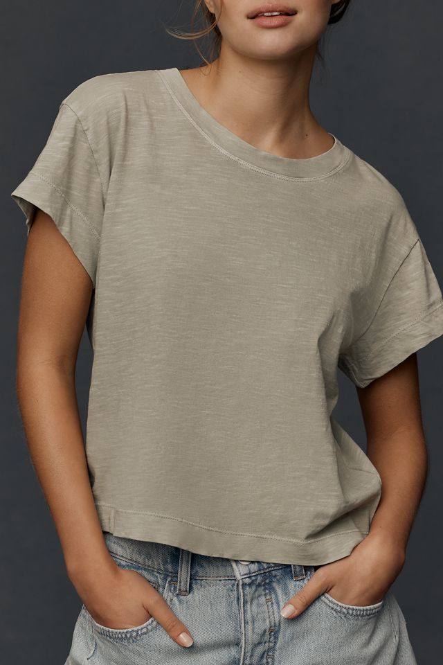 The Billy Regenerative Cotton Short-Sleeve Crew-Neck Tee by Pilcro #3
