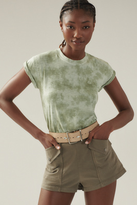 Pilcro The Billy Regenerative Cotton Crew Tee By  In Multicolor