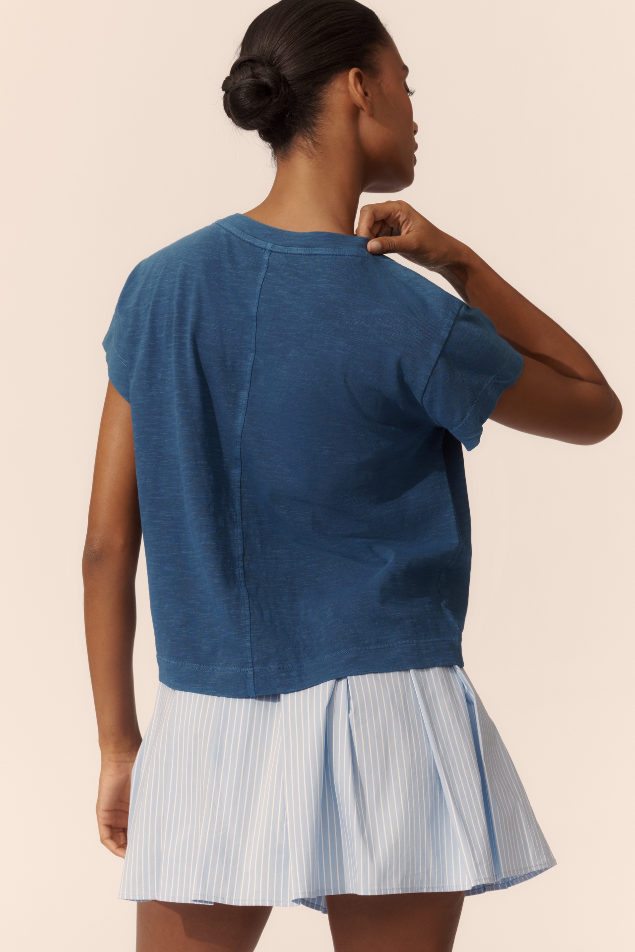 The Billy Regenerative Cotton Short-Sleeve Crew-Neck Tee by Pilcro
