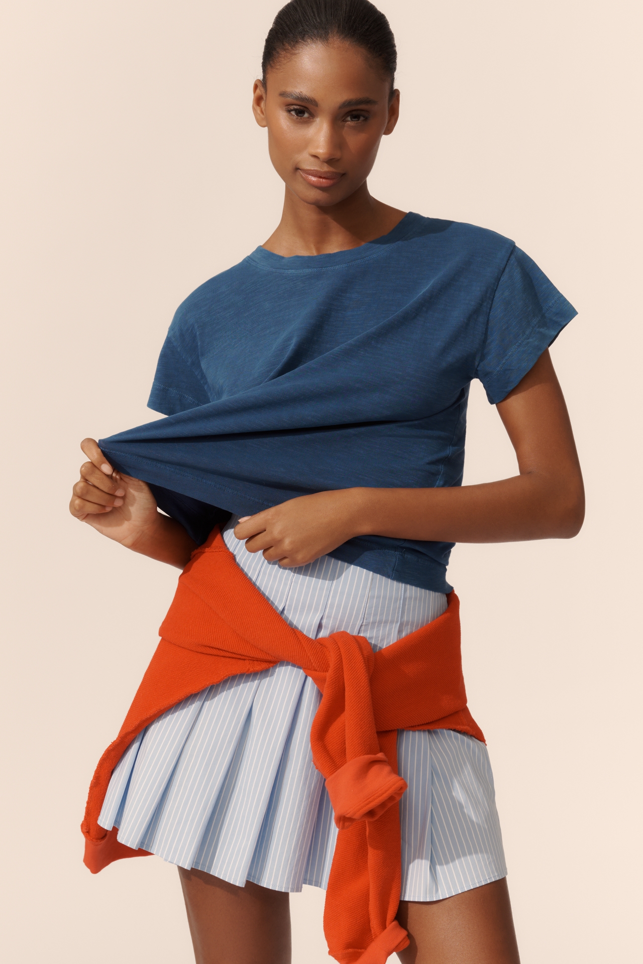 The Billy Regenerative Cotton Short-Sleeve Crew-Neck Tee by Pilcro