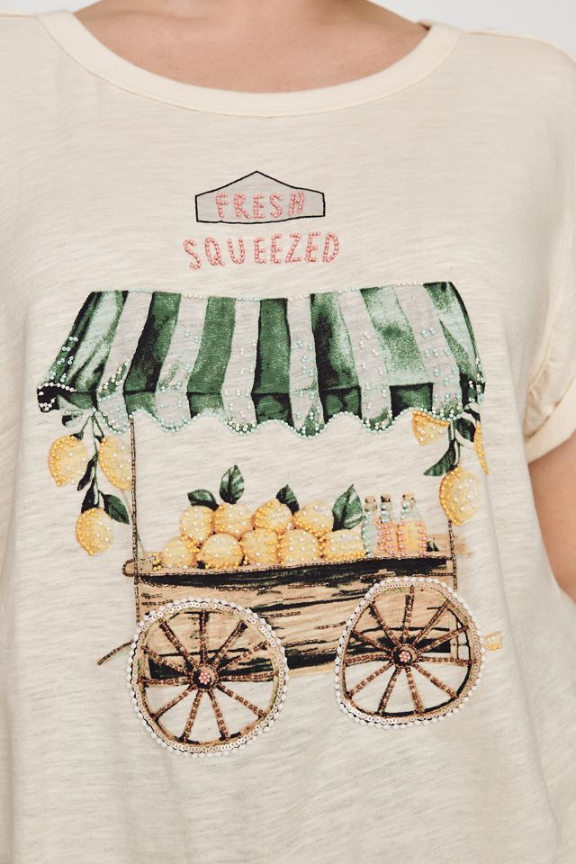 Maeve Lemonade Stand Graphic Tee #5
