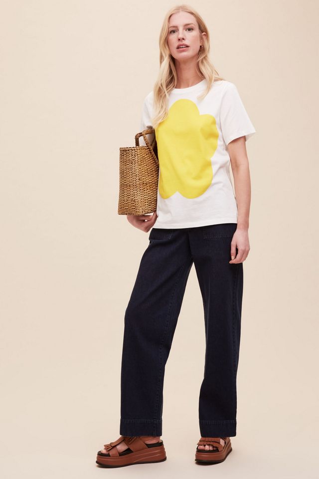 Kowtow Aza Floral-Print Organic-Cotton Tee #2
