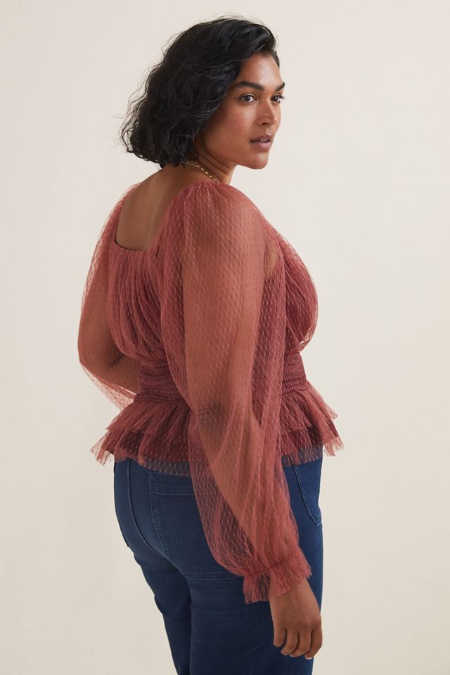 トップス the toe Anthurium tulle tops Anthurium Tulle Tops – THE TOÉ
