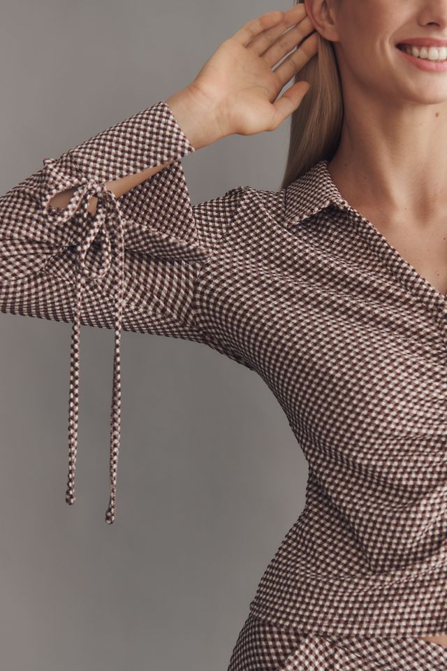 4SI3NNA Knit Buttondown Top #3