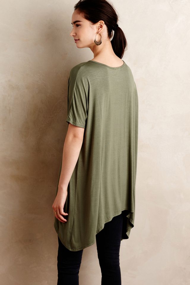 Button-Front Tee #1