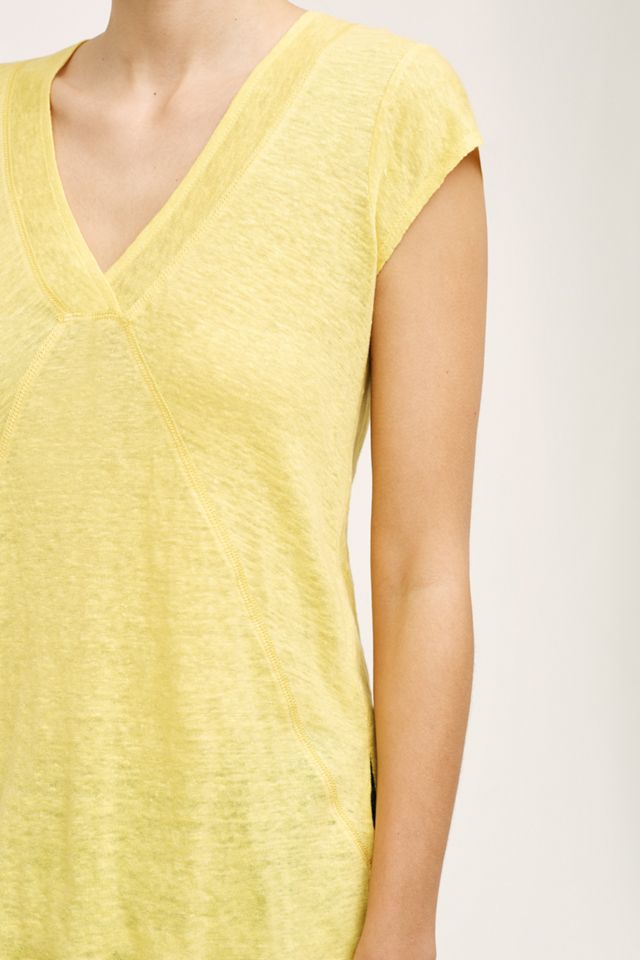 Pieced Linen Tee #3