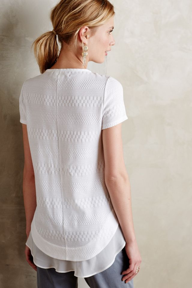 Soledad Chiffon-Trimmed Top #1
