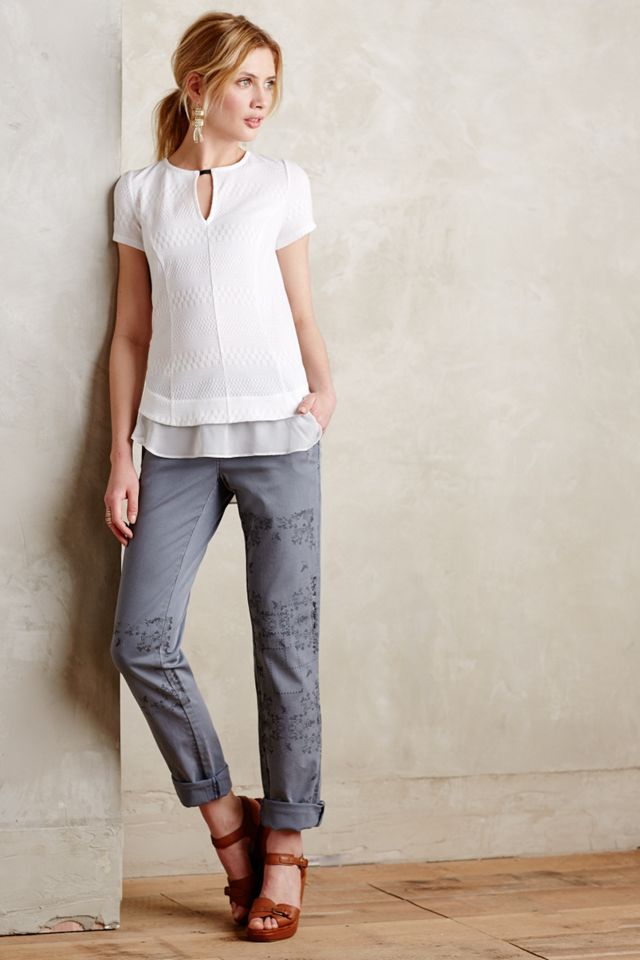 Soledad Chiffon-Trimmed Top #2