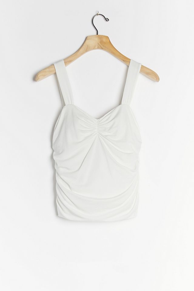 Maeve Sweetheart Ruched Tank | Anthropologie