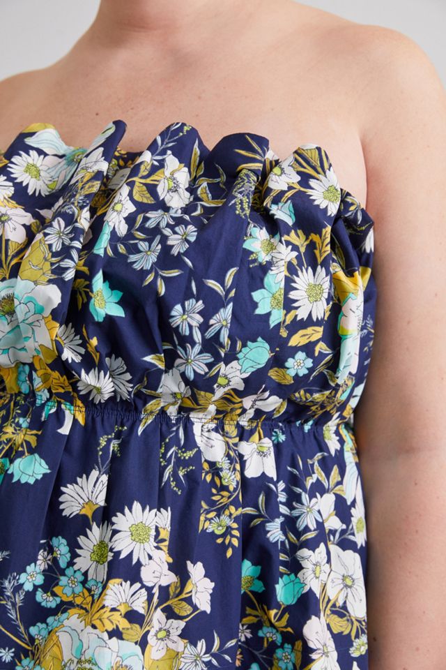 Ruffled Tube Top #4