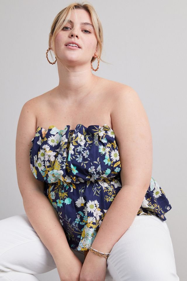 Ruffled Tube Top #3