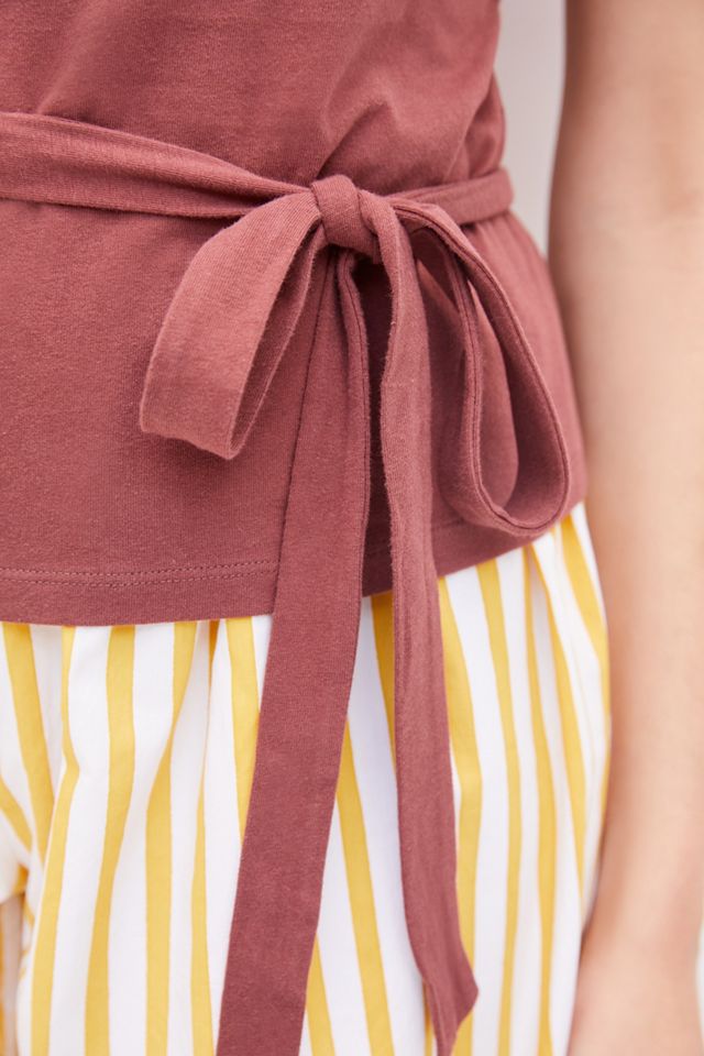 Maeve Backless Wrap Tee #2