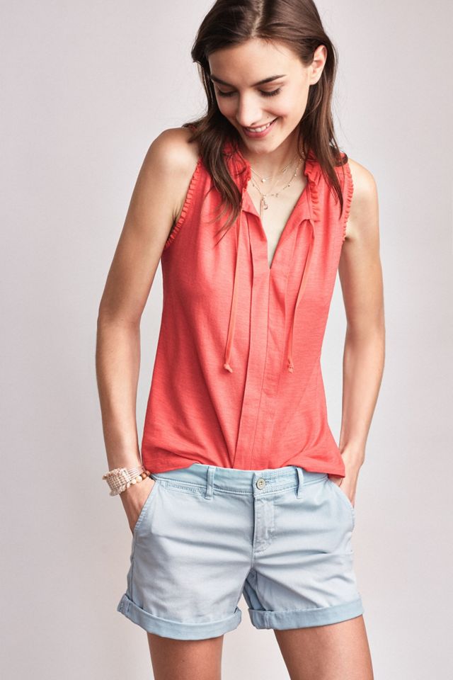 Ruffle-Trim Tank #1