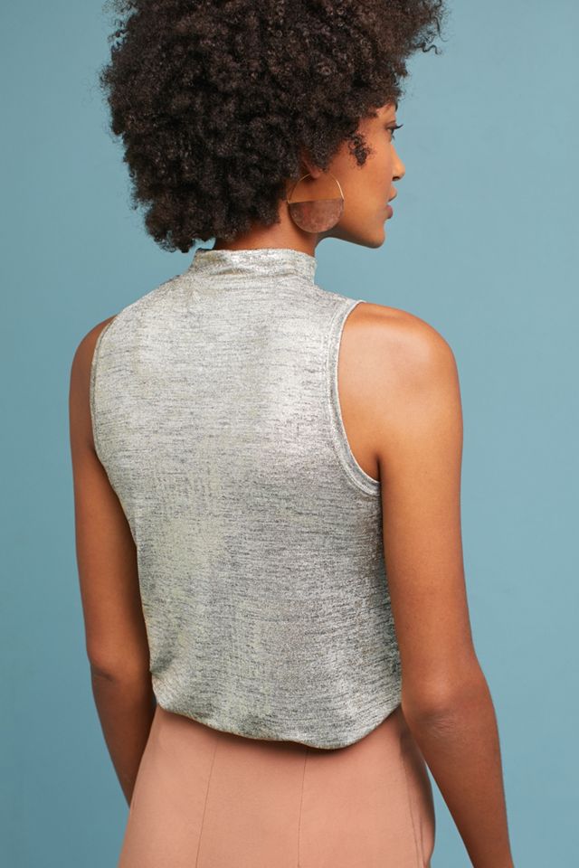 Shining Mock Neck Tank #3