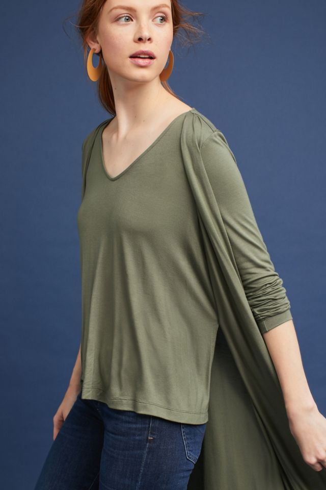 Layered Top & Cardigan #1