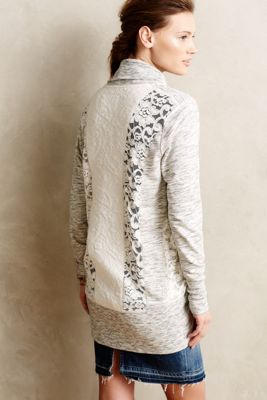 Heathered Terry Cardigan