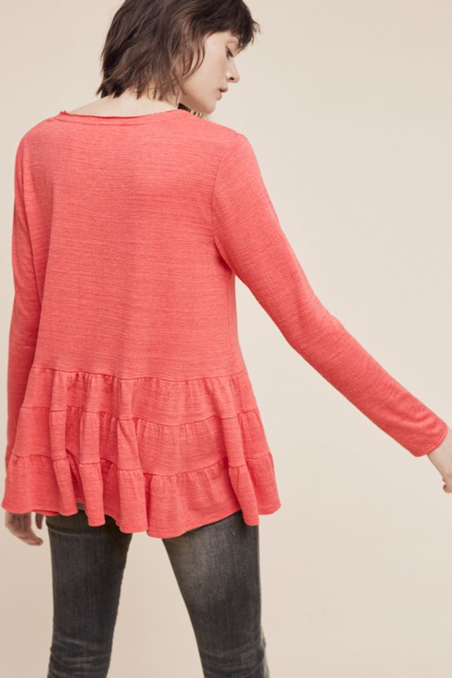 Thea Ruffled Peplum Top #2