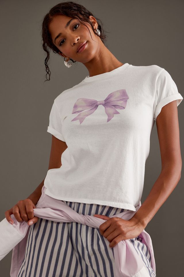 By Anthropologie Short-Sleeve Bow Baby T-Shirt #3