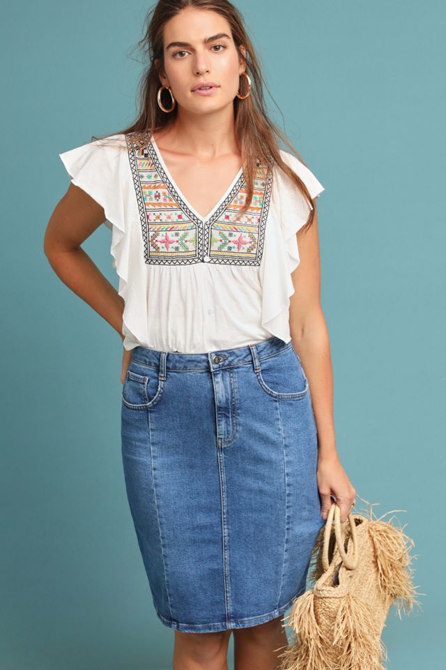 Clare Embroidered Top #3