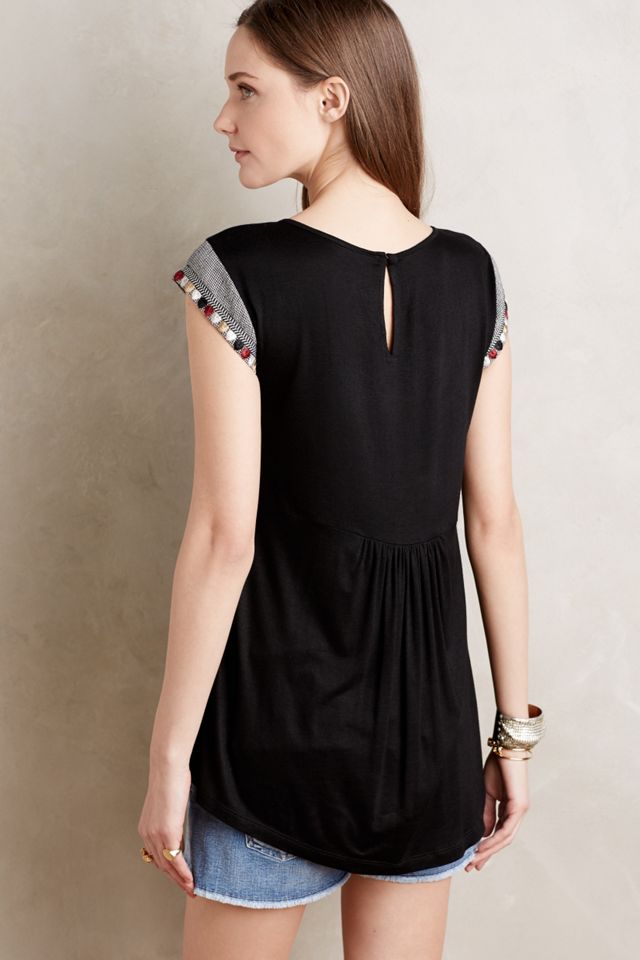 Ellora Embroidered Tee #1