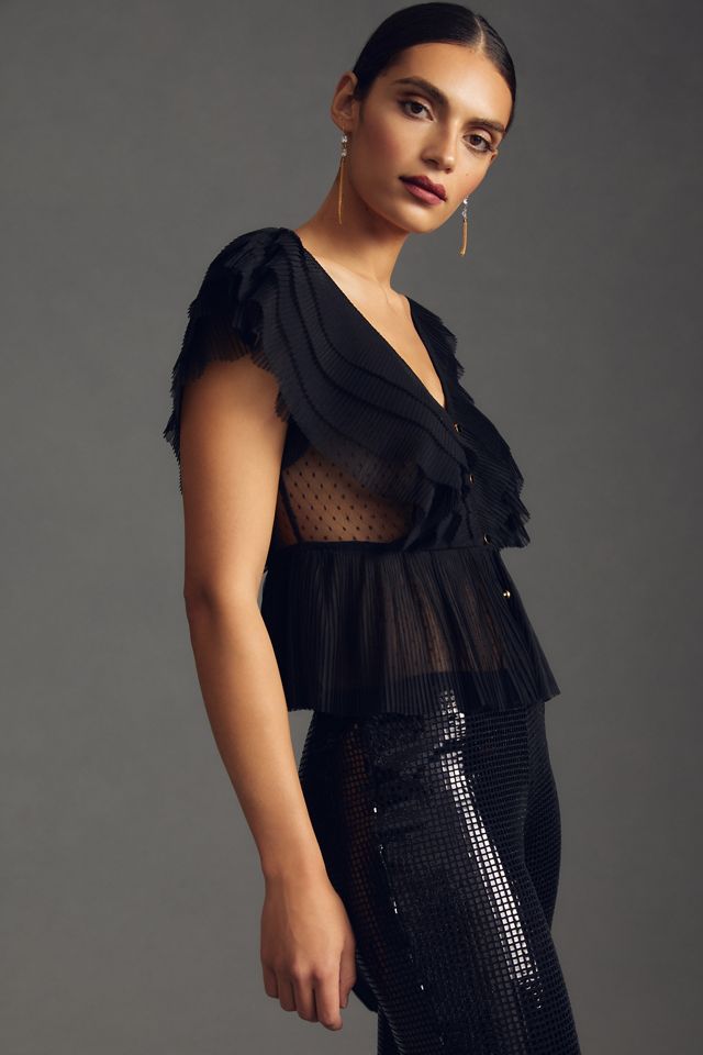 Forever That Girl Ruffled Button-Front Blouse #2