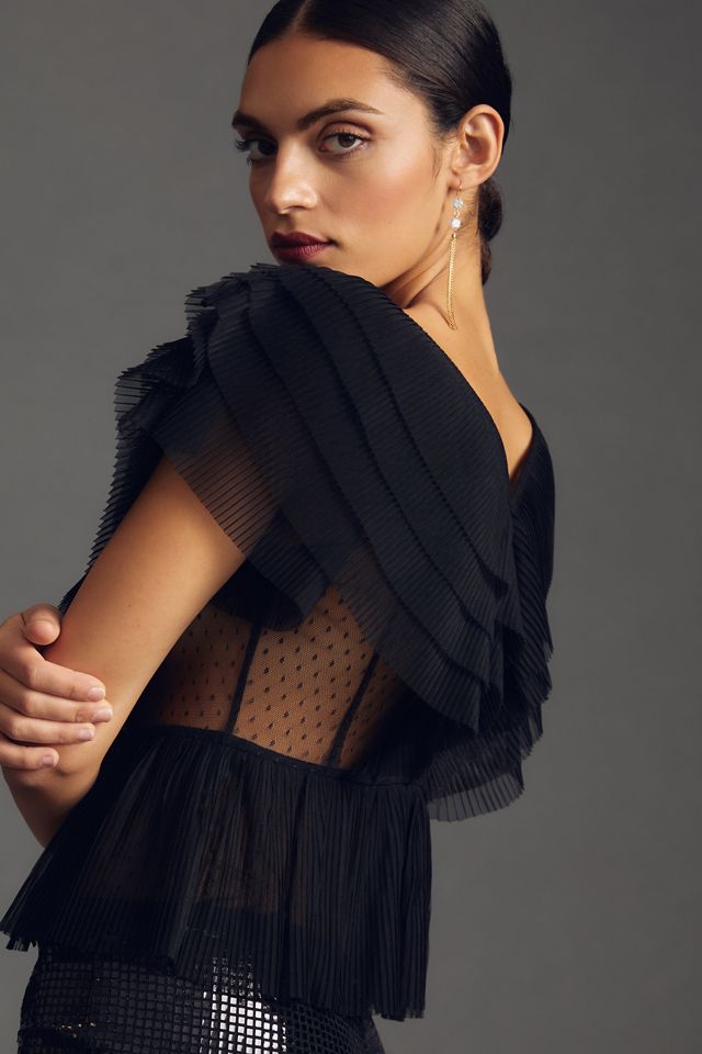 Forever That Girl Ruffled Button-Front Blouse #9