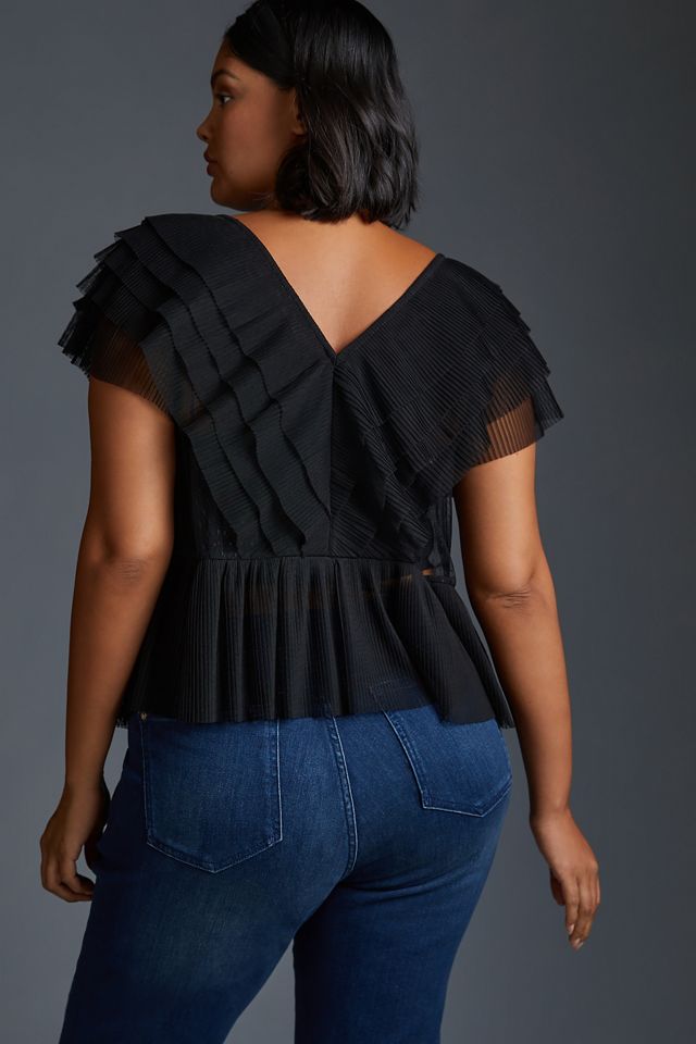 Forever That Girl Ruffled Button-Front Blouse #7