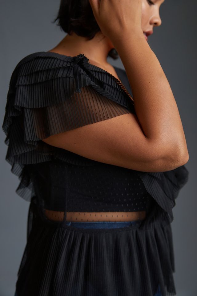 Forever That Girl Ruffled Button-Front Blouse #8