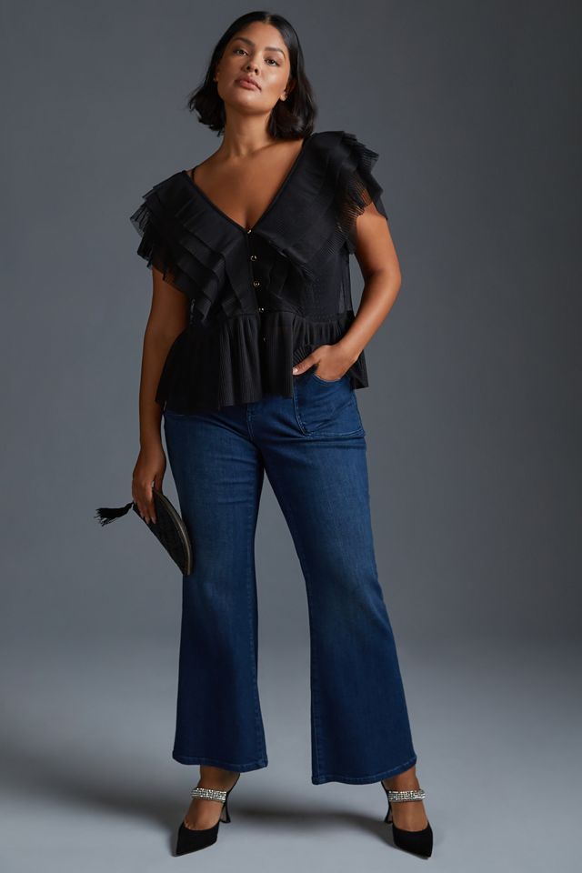 Forever That Girl Ruffled Button-Front Blouse #10