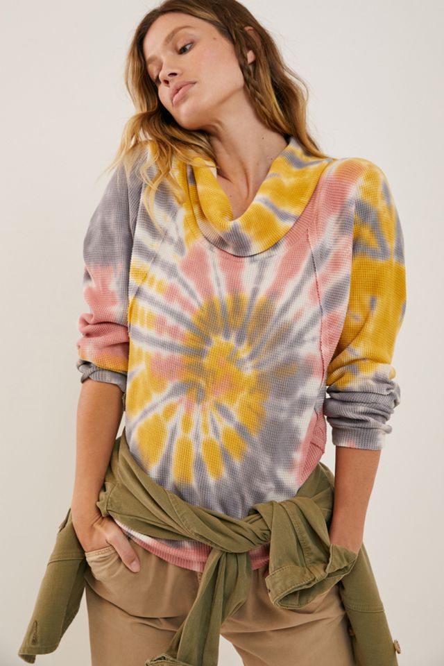 Pilcro Angie Mock Neck Waffle Top #3