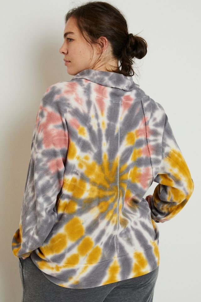 Pilcro Angie Mock Neck Waffle Top #5