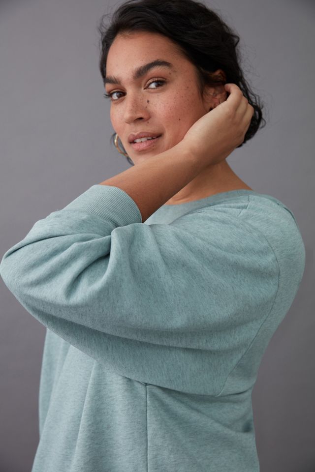 Pilcro Ryanne Open Back Sweatshirt #6