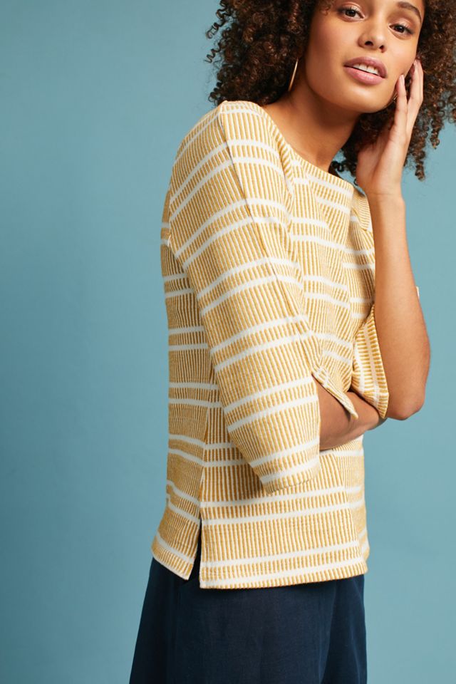 Striped Flared-Sleeve Top #2