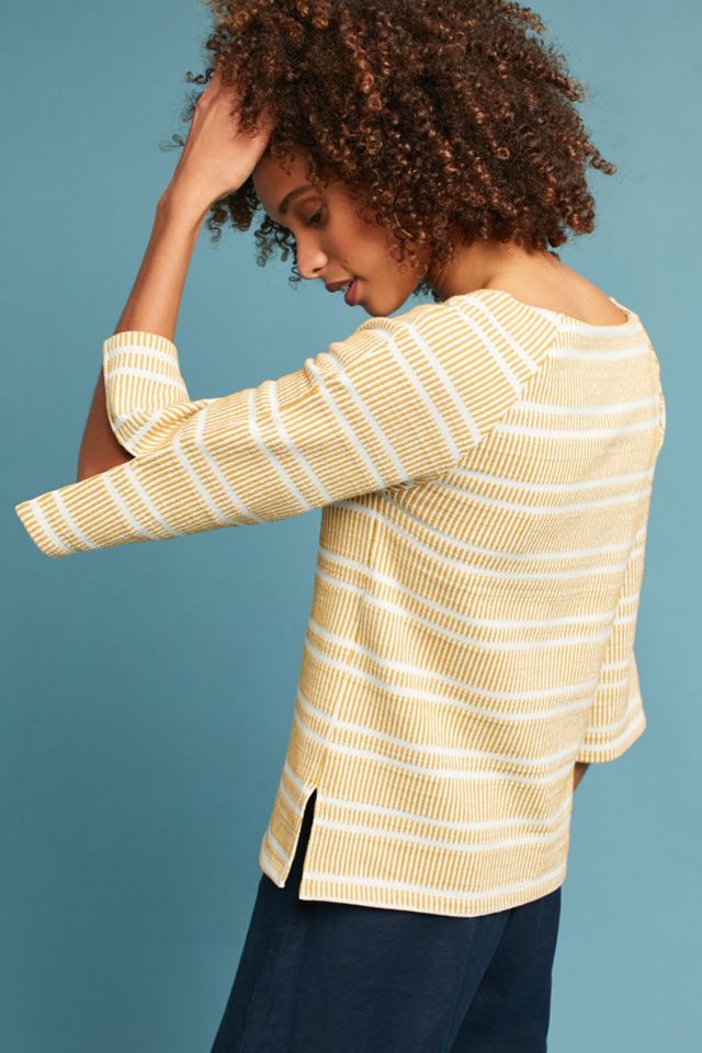 Striped Flared-Sleeve Top #3