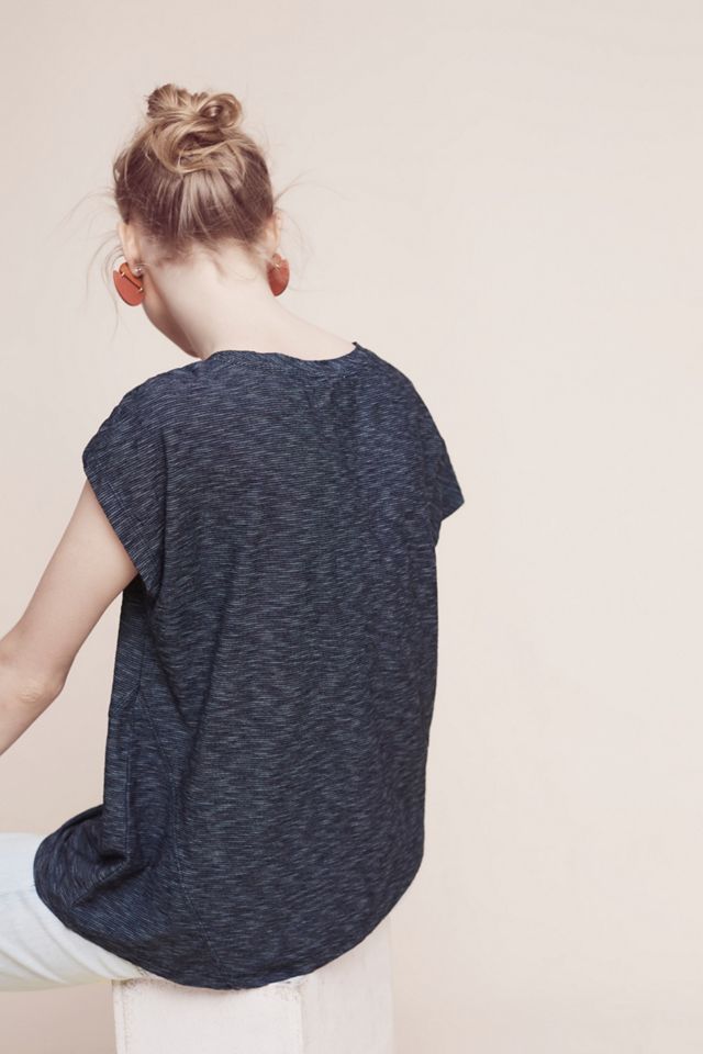 Margot Gathered Top, Blue #1