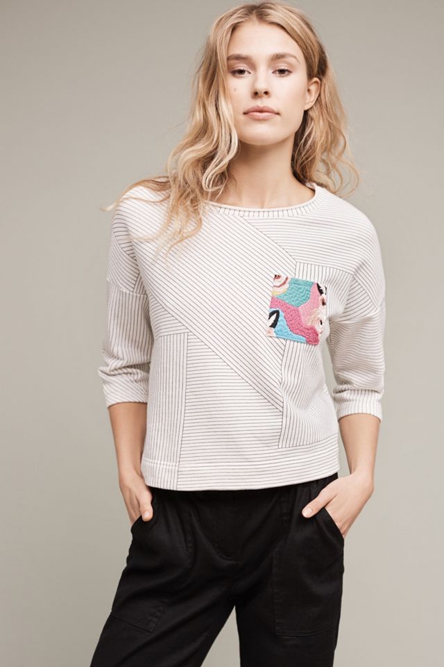Patched Pullover