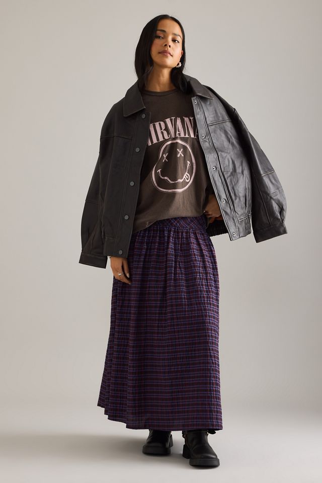 By Anthropologie Nirvana Graphic Boyfriend T-Shirt #3