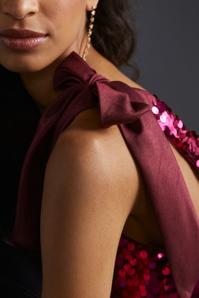 Maeve Sequined Tie-Strap Tank #3
