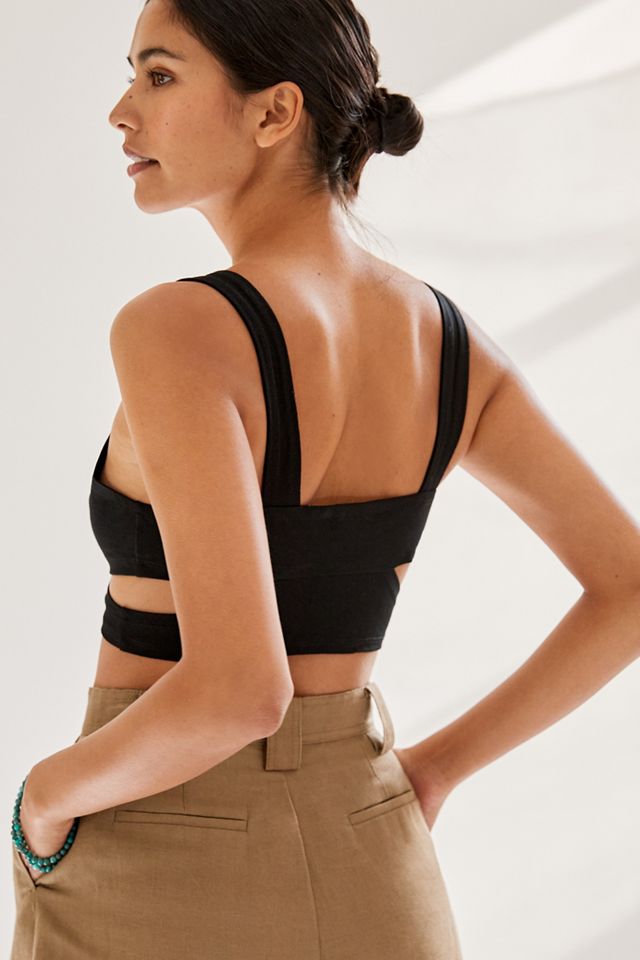Maeve Strappy Cut-Out Bra Top #2