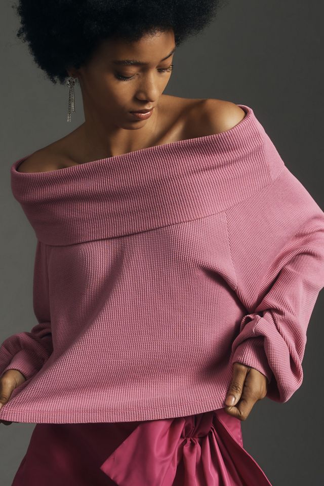 Pilcro Long-Sleeve Slouchy Cowl-Neck Top #2