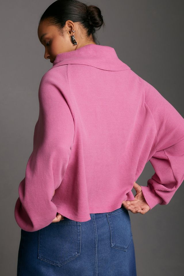 Pilcro Long-Sleeve Slouchy Cowl-Neck Top #4