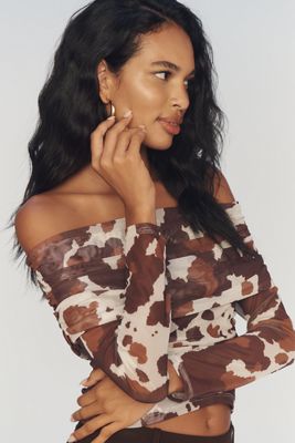 トップス andwang AND off shoulder bijou tops AND off shoulder bijou tops