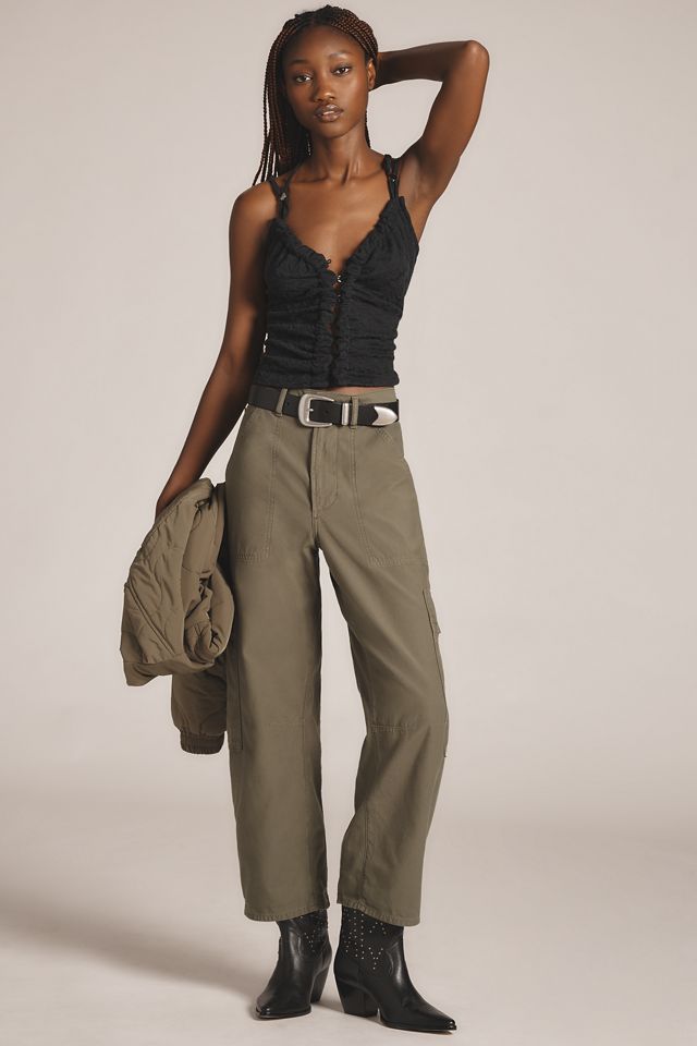 By Anthropologie Halter Textured Button-Front Top #2
