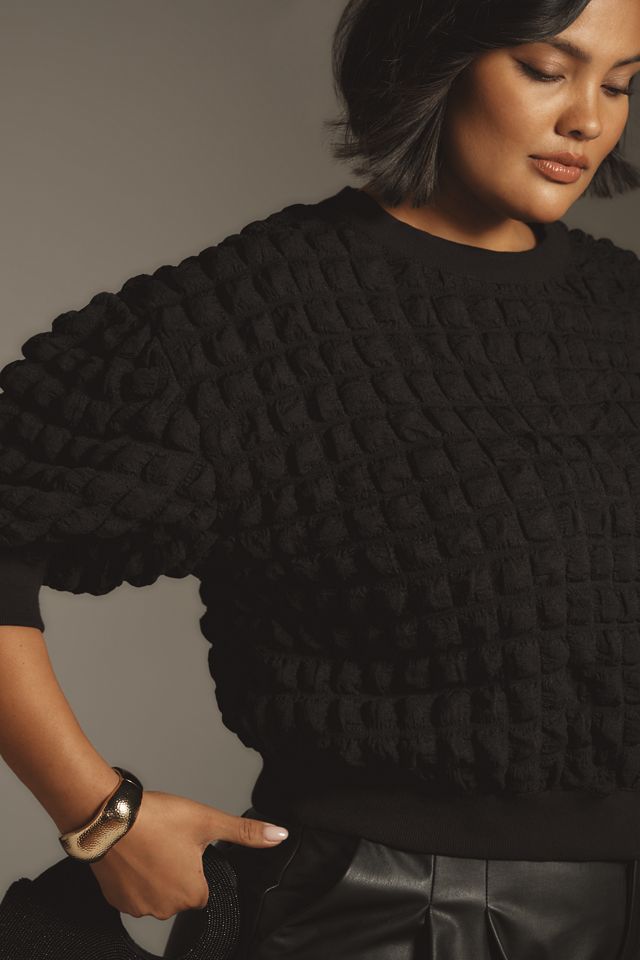 Maeve Puff-Sleeve Bubble Top #7