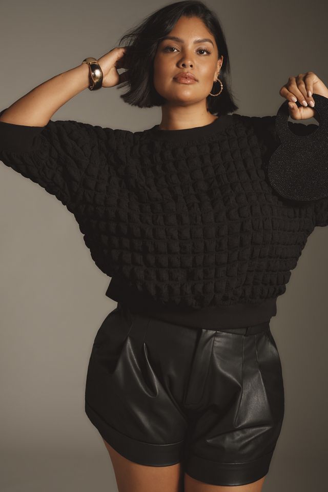 Maeve Puff-Sleeve Bubble Top #4