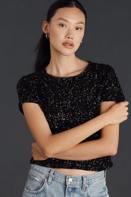 Maeve Sequin Tee