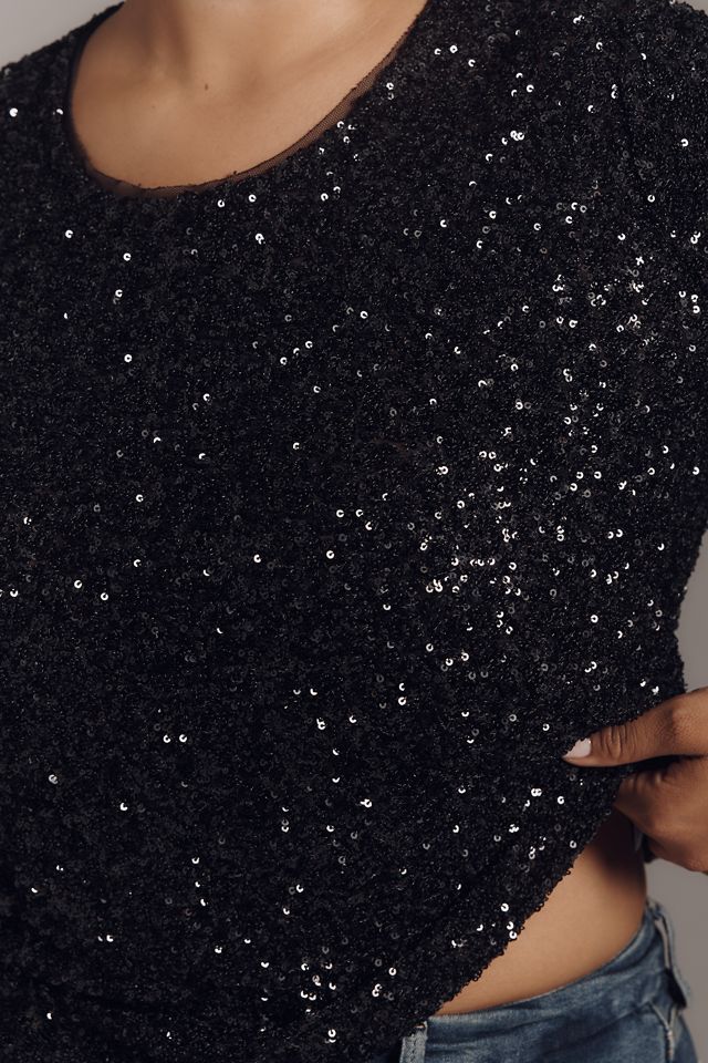 Maeve Sequin Tee #6
