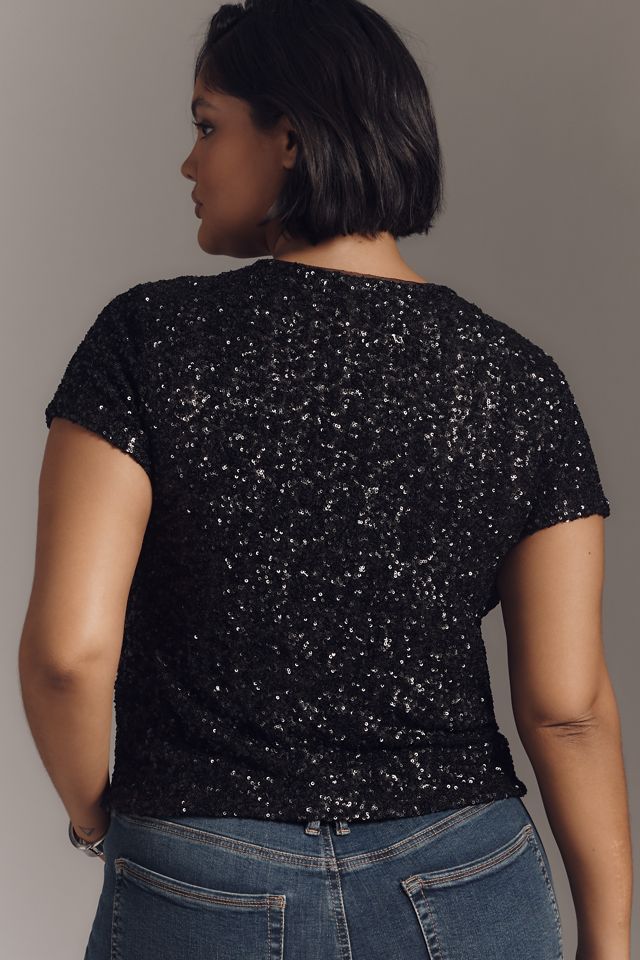 Maeve Sequin Tee #7