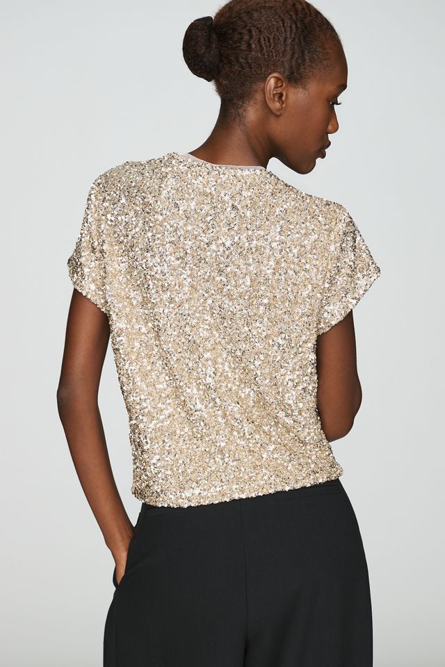 Maeve Sequin Tee #1